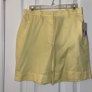 Liz Claiborne Liz Sport Petite Yellow Shorts Size 10